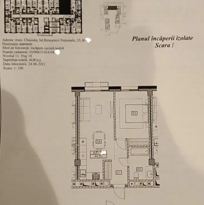 2-bedroom apartment, 45 m² — Image 2