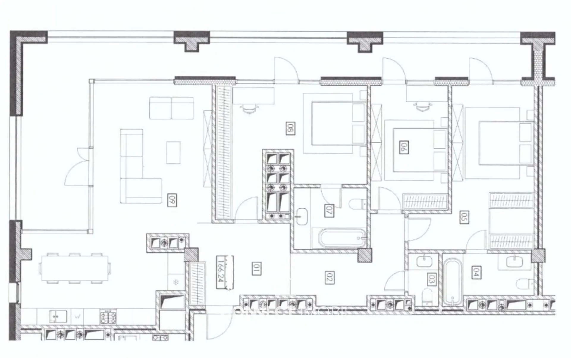 4-комнатная квартира, 167 м² — Изображение 3