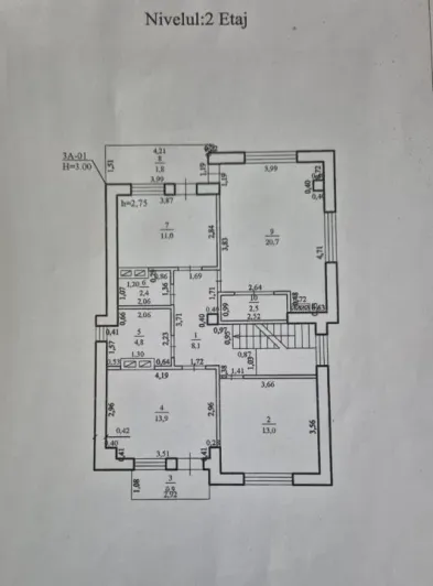 2-этажный дом, 3 комнаты, 240 м² — Изображение 3