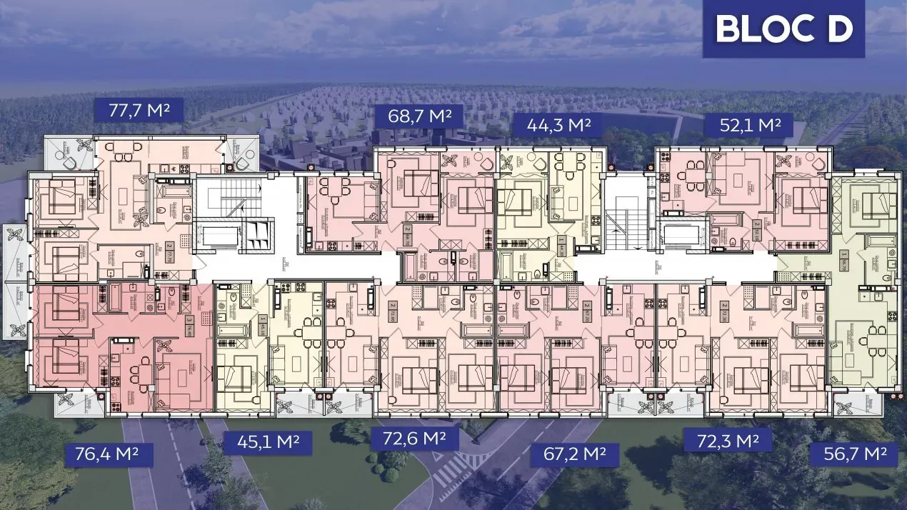 2-комнатная квартира, 67.2 м² — Изображение 2