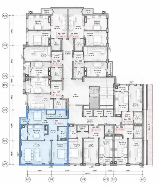 3-bedroom apartment, 88.3 m² — Image 3