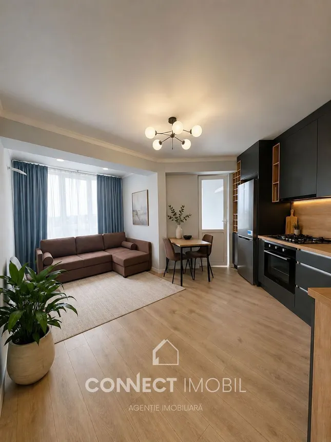 1-camere apartament, 55 m² — Imagine 1