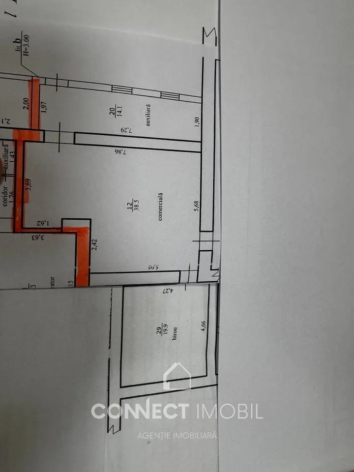 Spațiu cu destinație liberă, 72.5 m² — Imagine 3