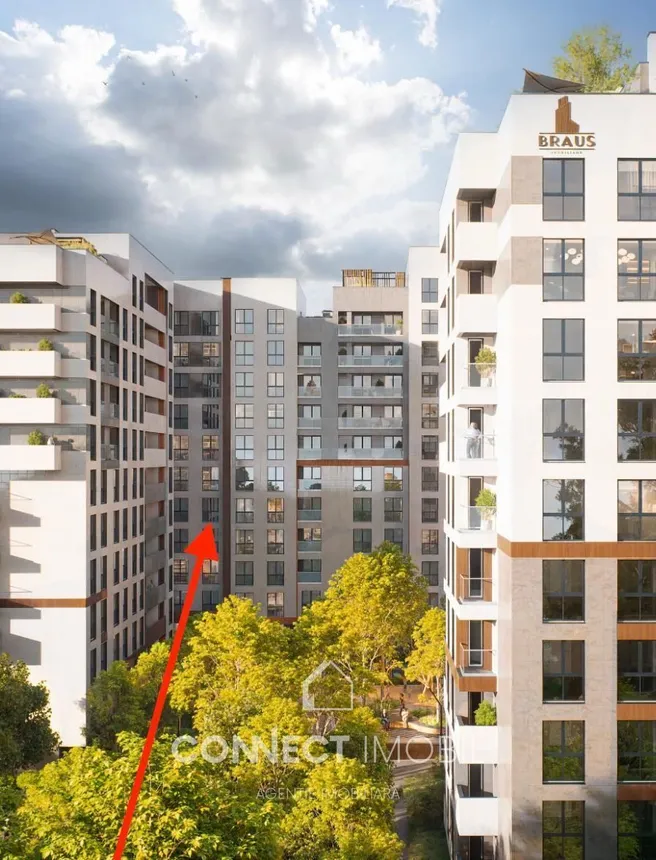1-camere apartament, 53 m² — Imagine 4