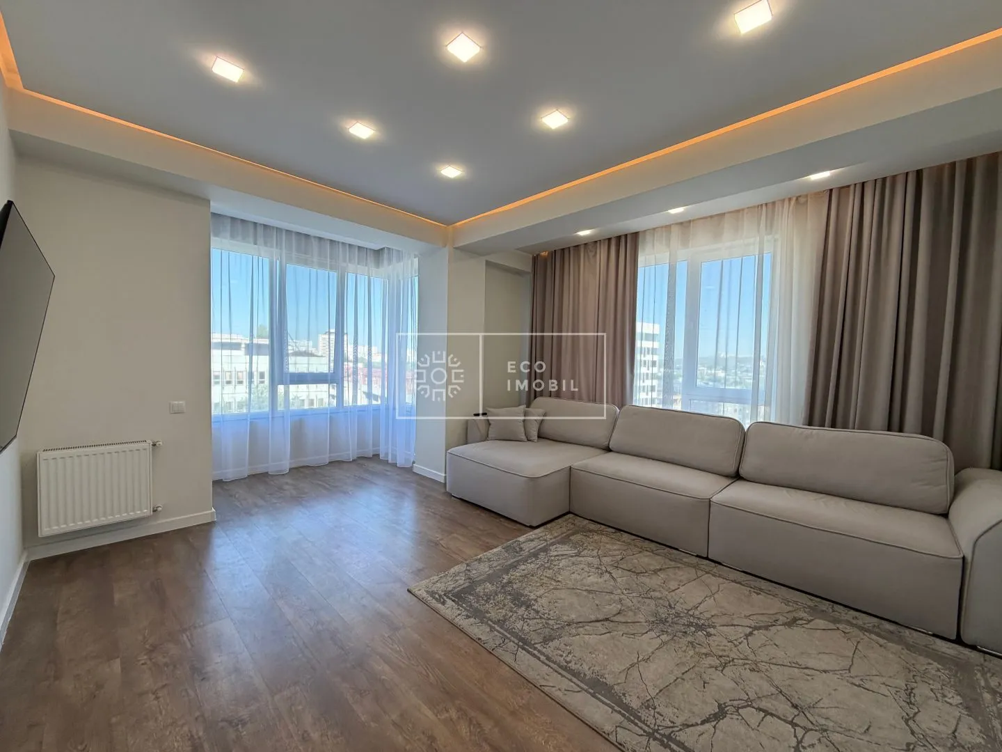 2-camere apartament, 55 m² — Imagine 1