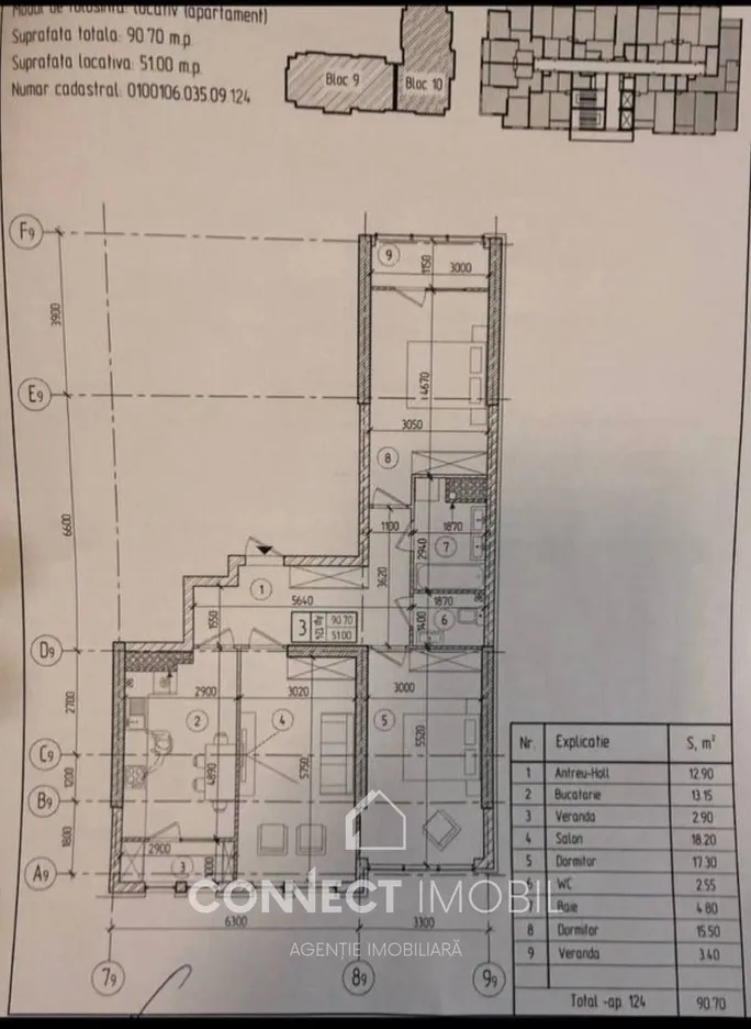 2-bedroom apartment, 91 m² — Image 2