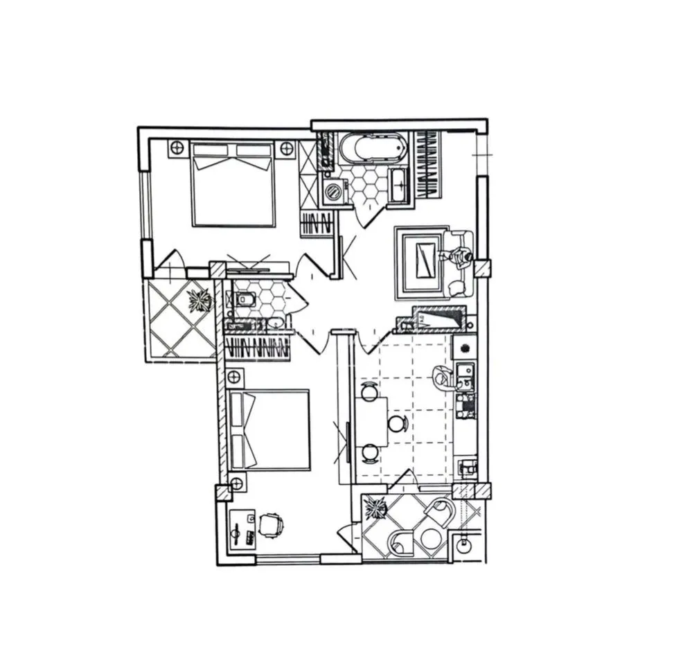 2-bedroom apartment, 63.1 m² — Image 2