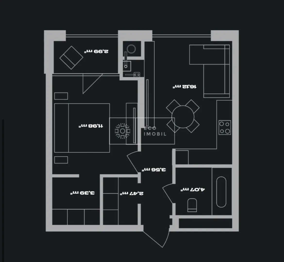 2-комнатная квартира, 43 м² — Изображение 3