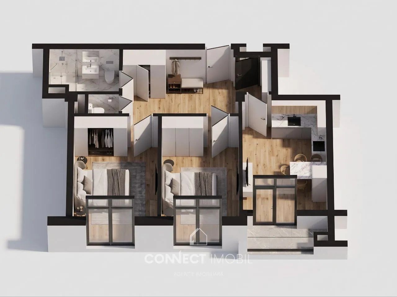 2-комнатная квартира, 68 м² — Изображение 3