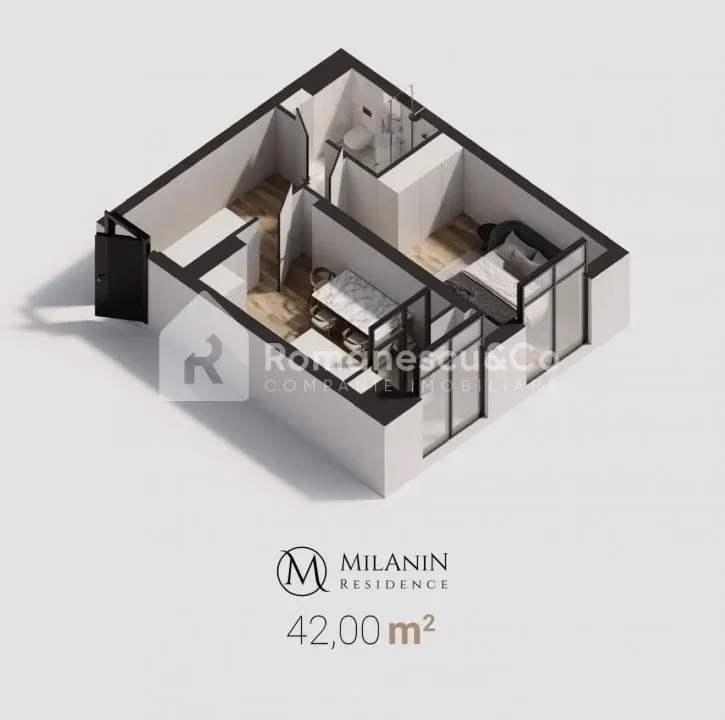 1-комнатная квартира, 42 м² — Изображение 3