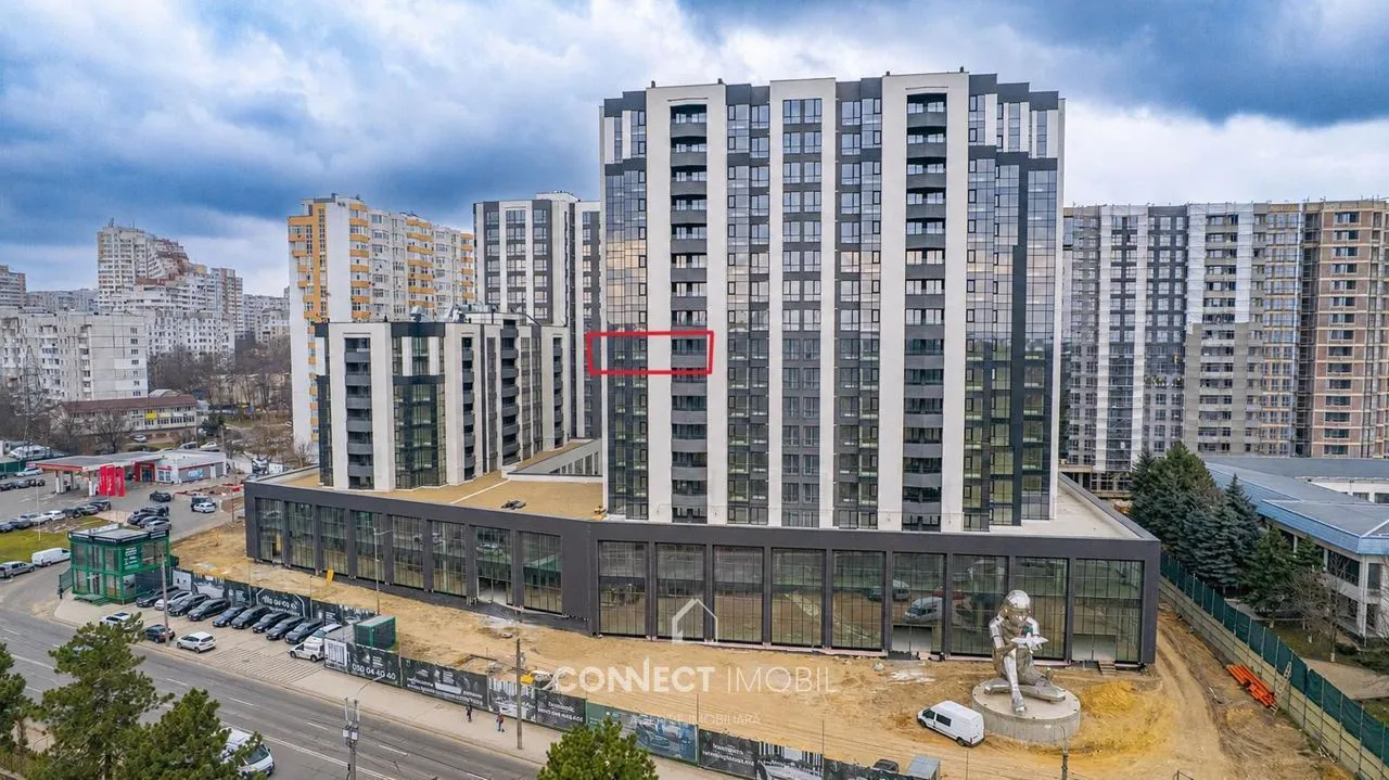 2-camere apartament, 77 m² — Imagine 1