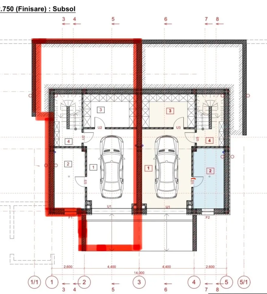 2-etaje casă, 190 m² — Imagine 2