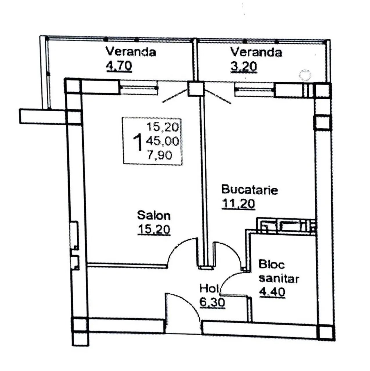 1-комнатная квартира, 45 м² — Изображение 4