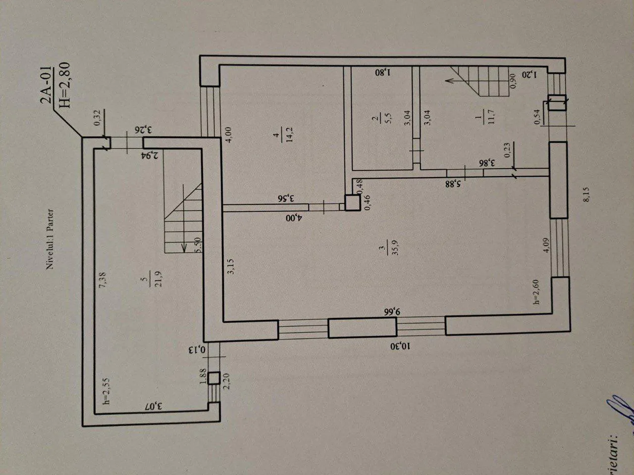 2-etaje casă, 230 m² — Imagine 3