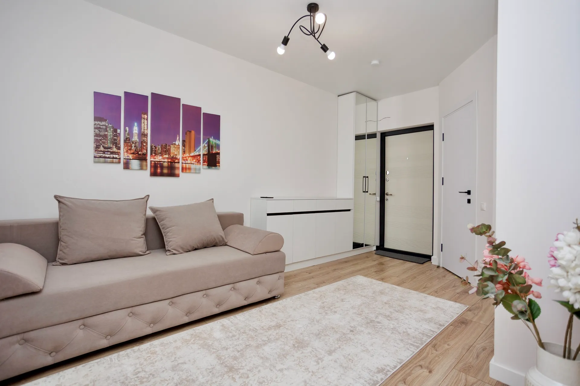 1-camere apartament, 46 m² — Imagine 1