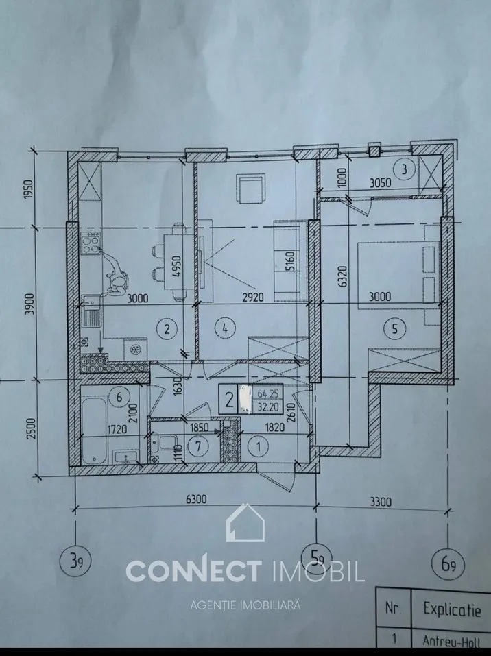 2-комнатная квартира, 65.25 м² — Изображение 2
