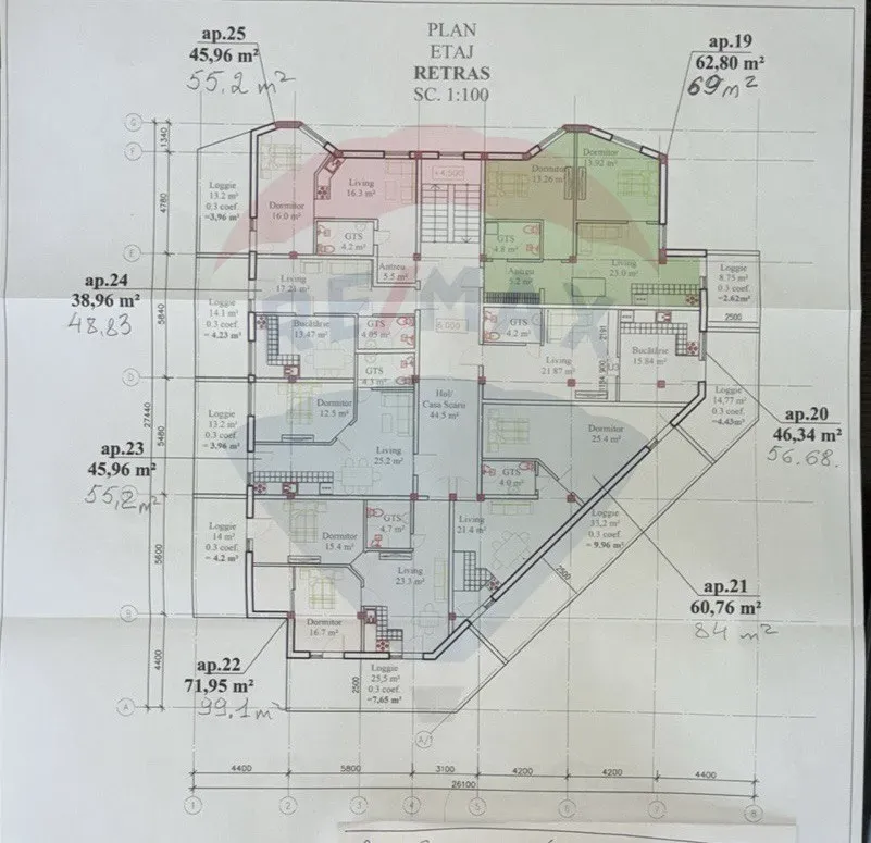 3-bedroom apartment, 90 m² — Image 2