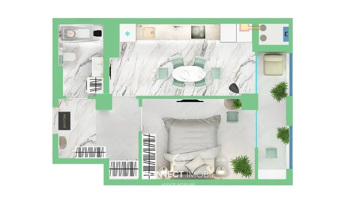 1-комнатная квартира, 43 м² — Изображение 2