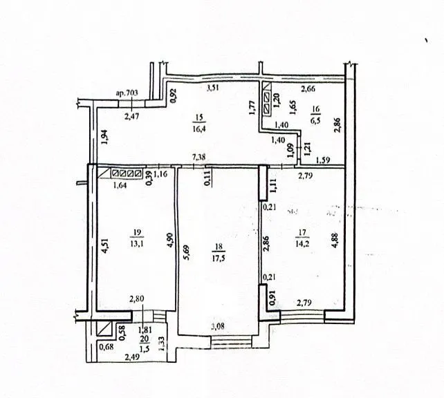 2-комнатная квартира, 70 м² — Изображение 4