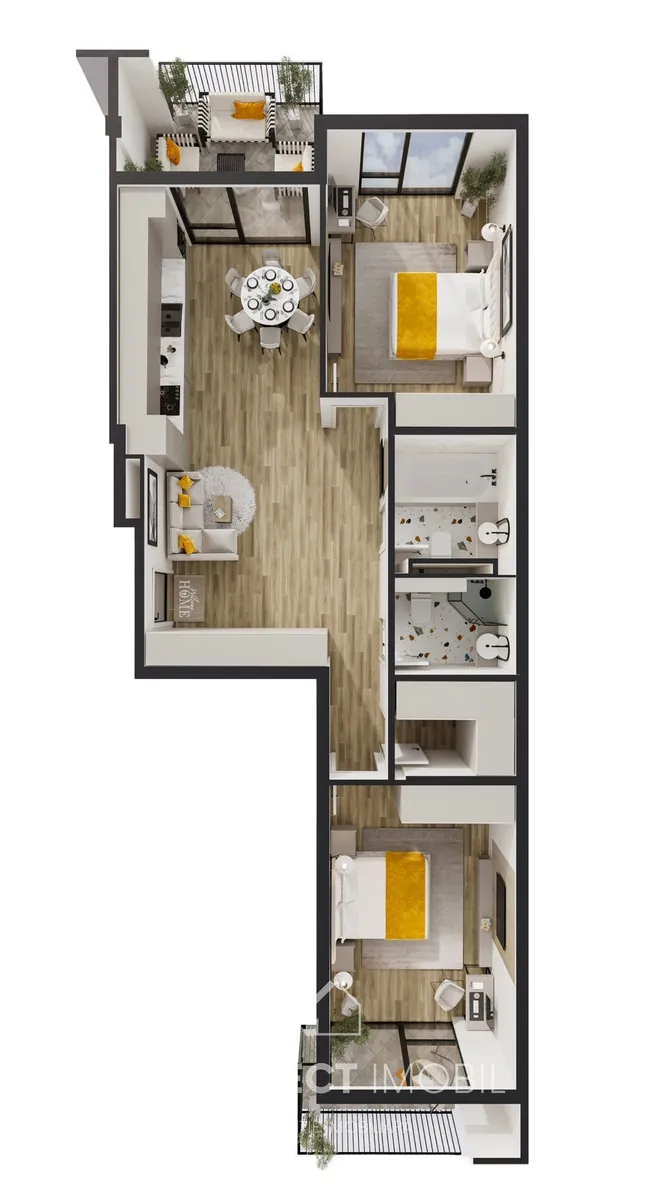 2-комнатная квартира, 92 м² — Изображение 2