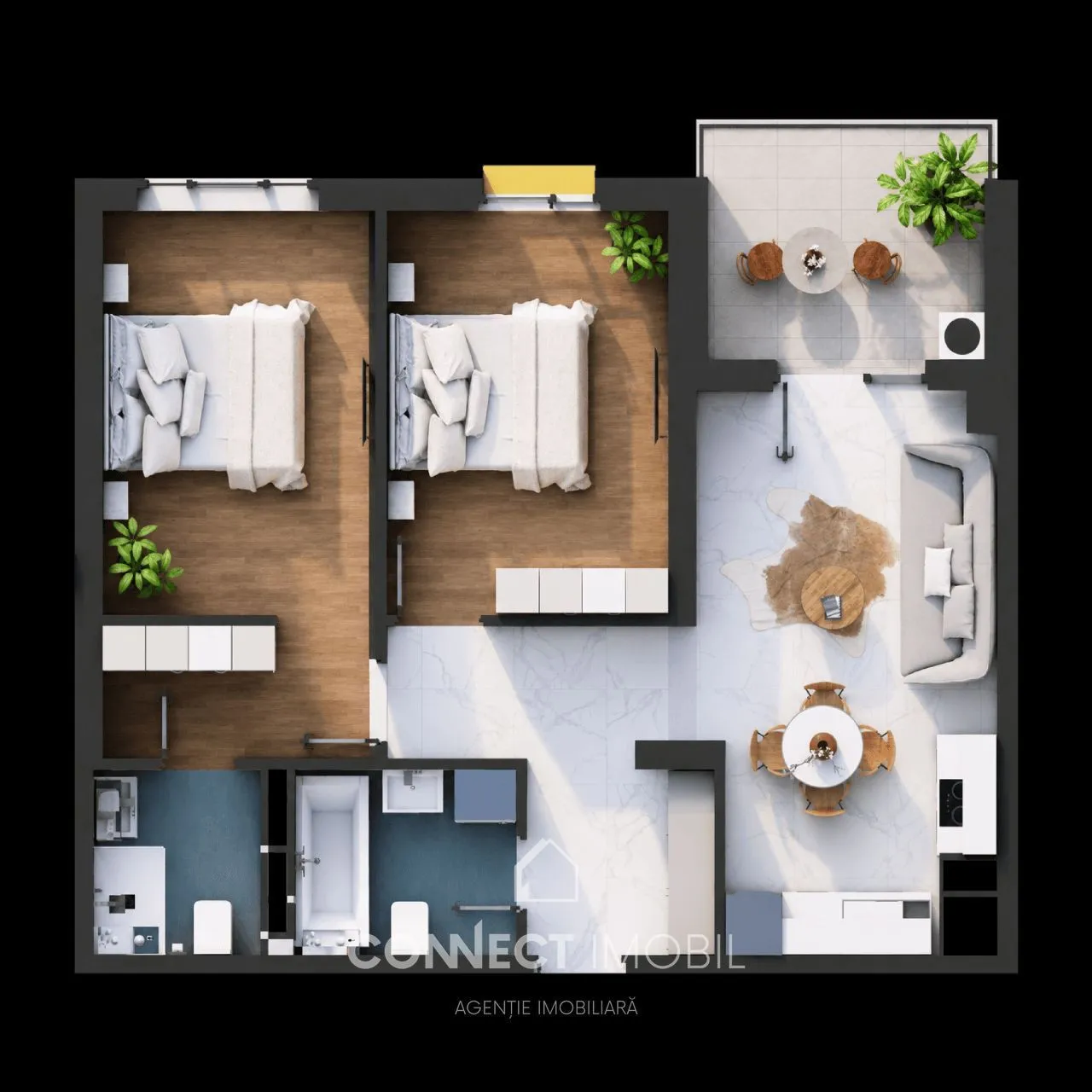 2-комнатная квартира, 65 м² — Изображение 2