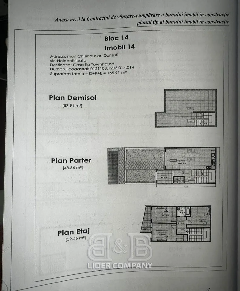 2-etaje casă, 3 camere, 166 m² — Imagine 4