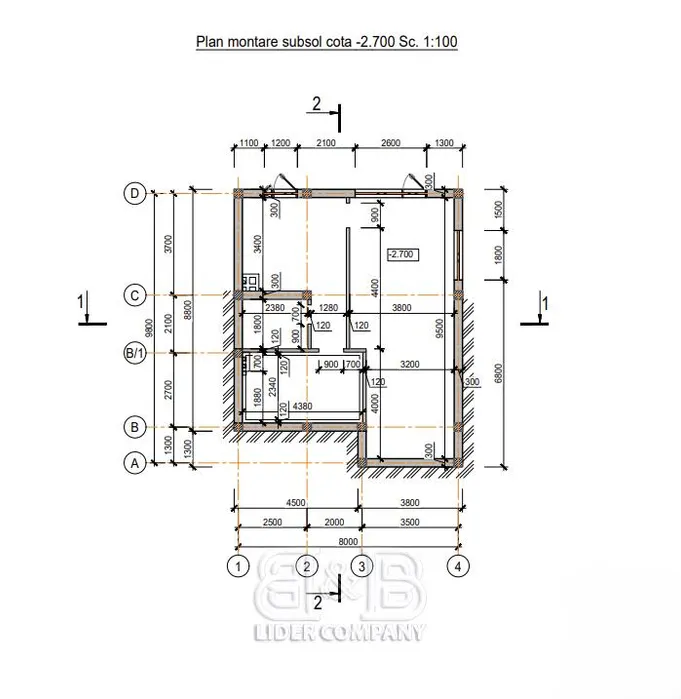 3-etaje casă, 3 camere, 203 m² — Imagine 3