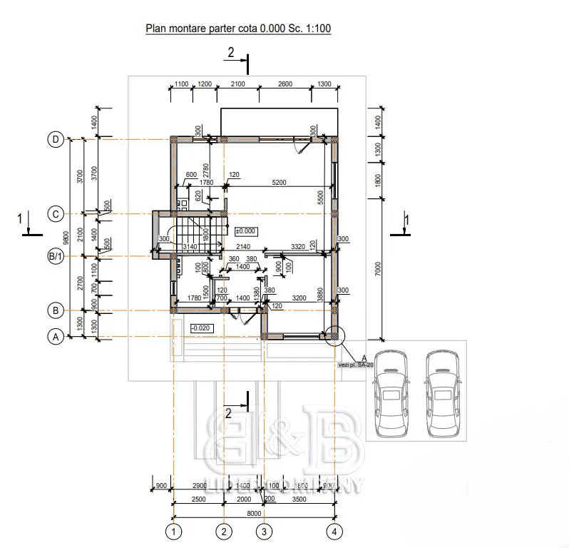 3-etaje casă, 3 camere, 203 m² — Imagine 2