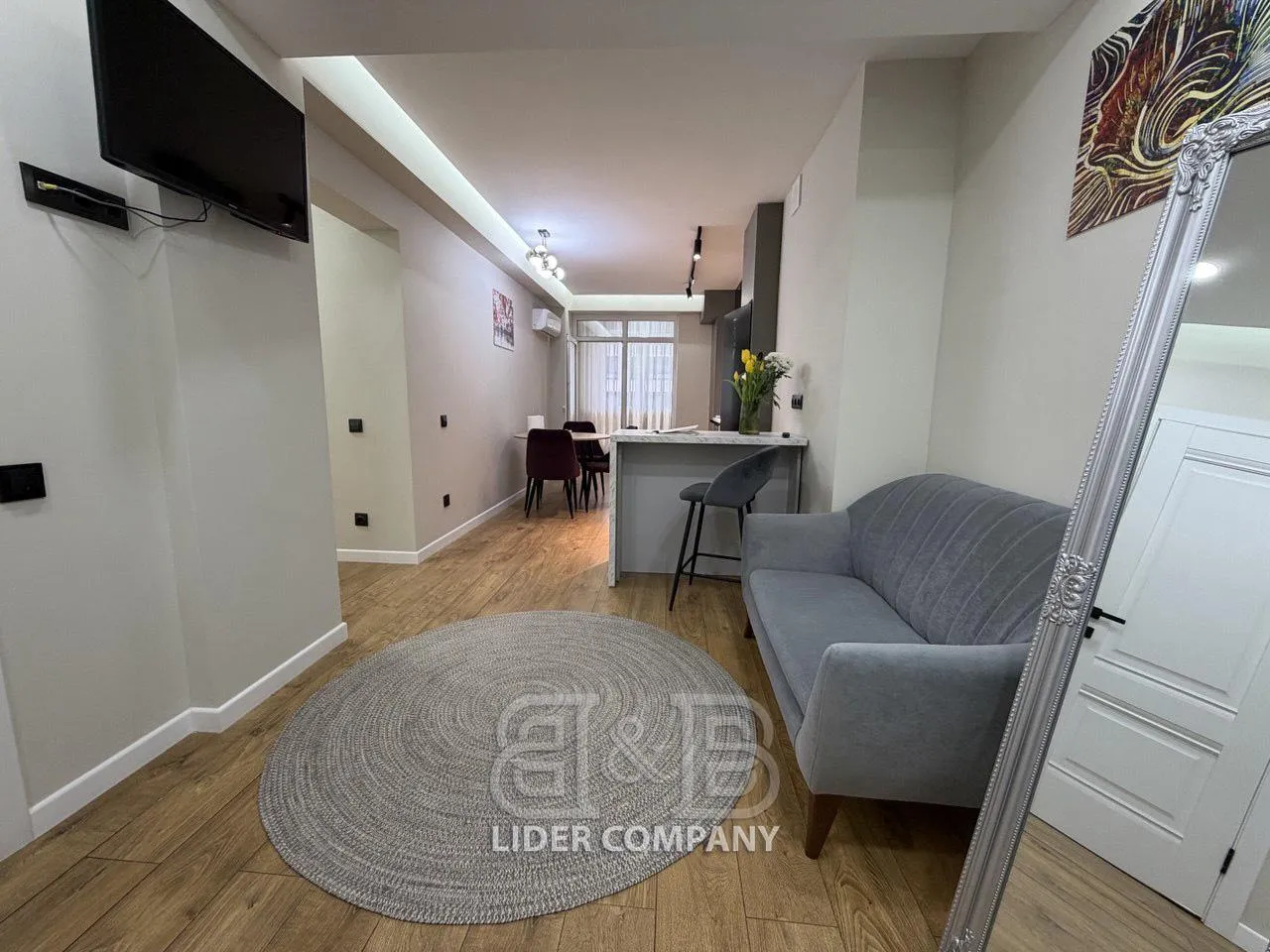 2-camere apartament, 65 m² — Imagine 1