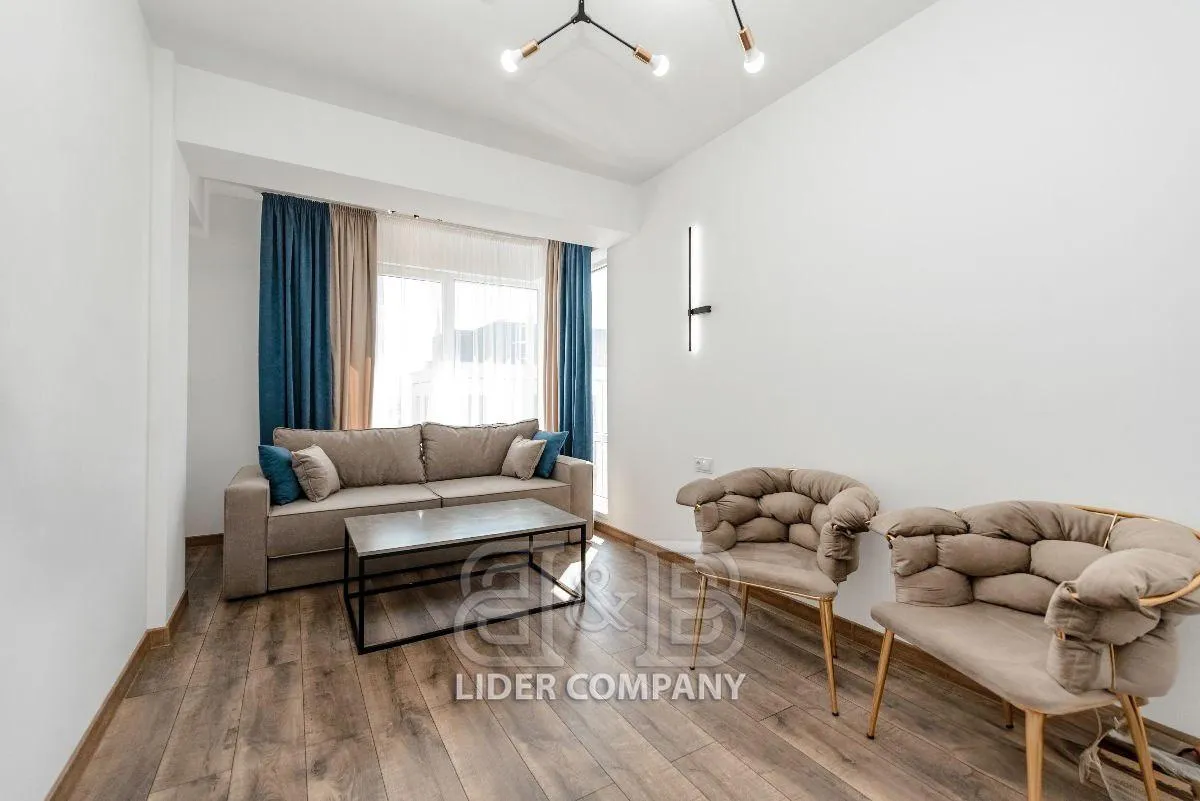 2-camere apartament, 60 m² — Imagine 1