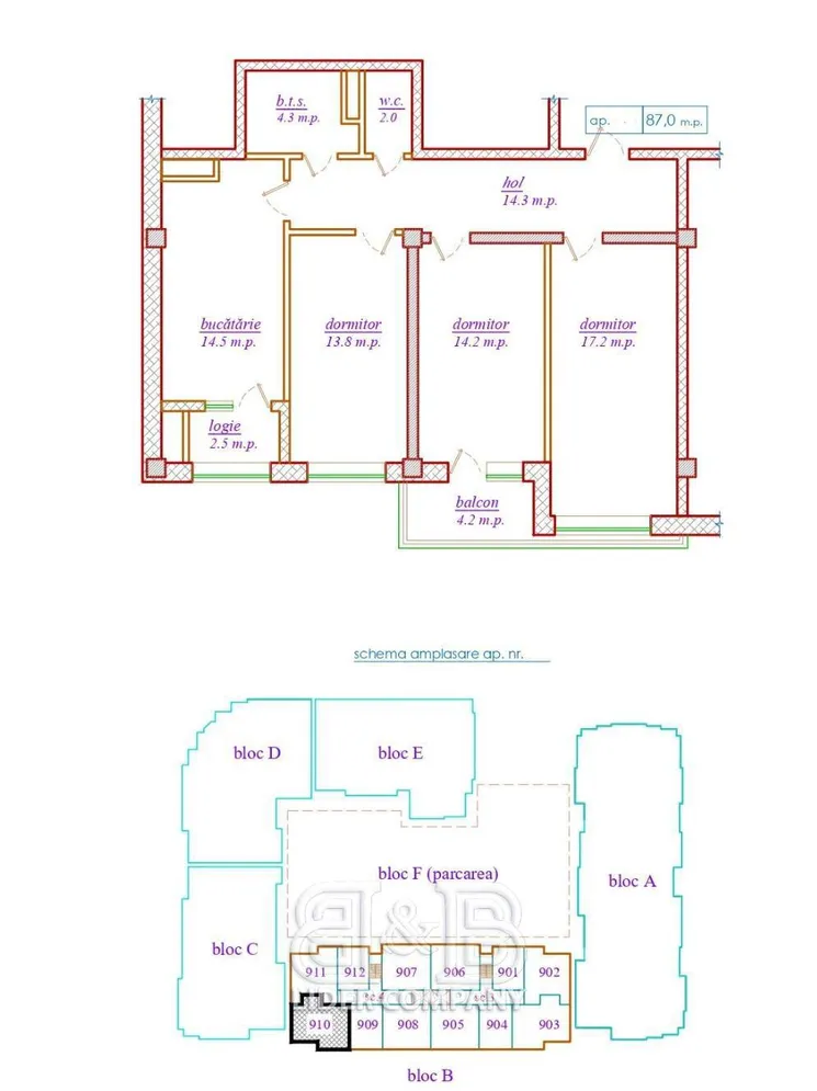 3-комнатная квартира, 87 м² — Изображение 2