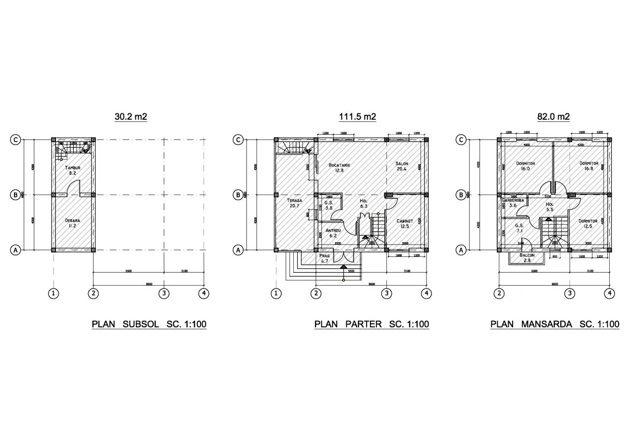 2-этажный дом, 4 комнаты, 123 м² — Изображение 2