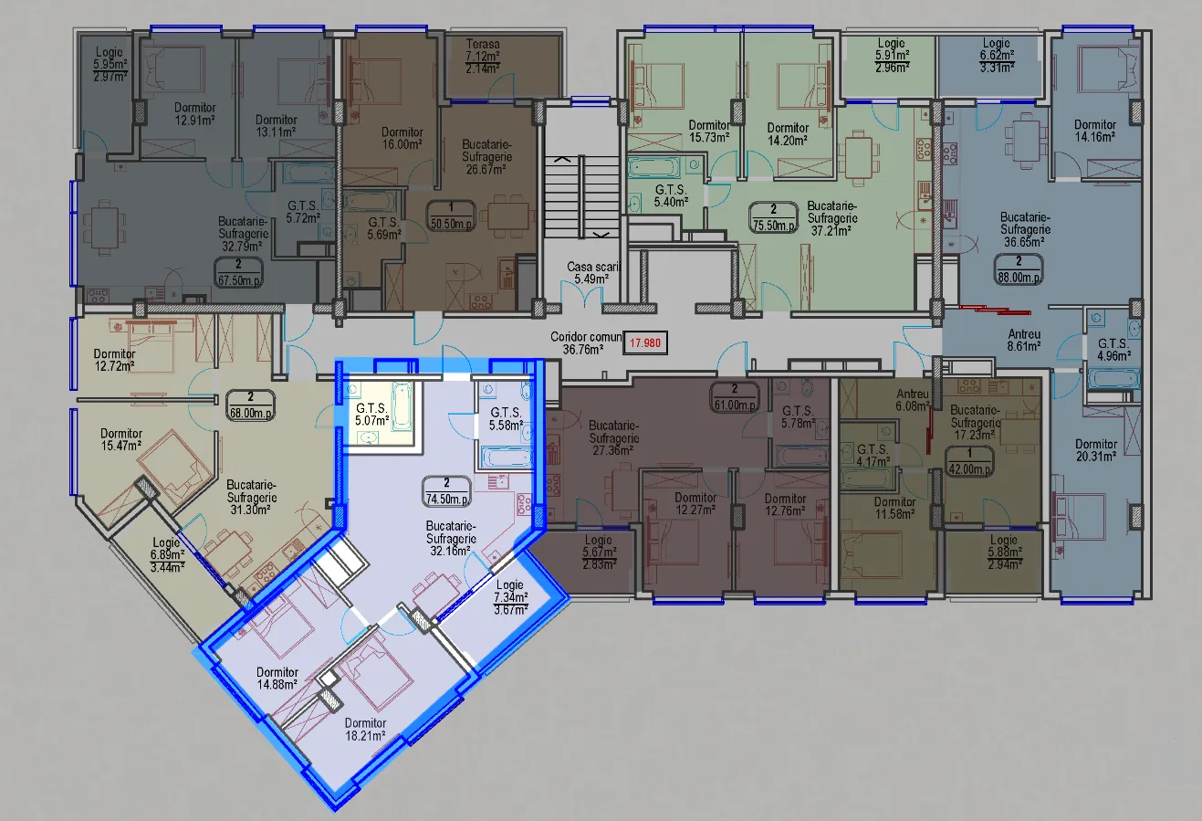 2-комнатная квартира, 74 м² — Изображение 2
