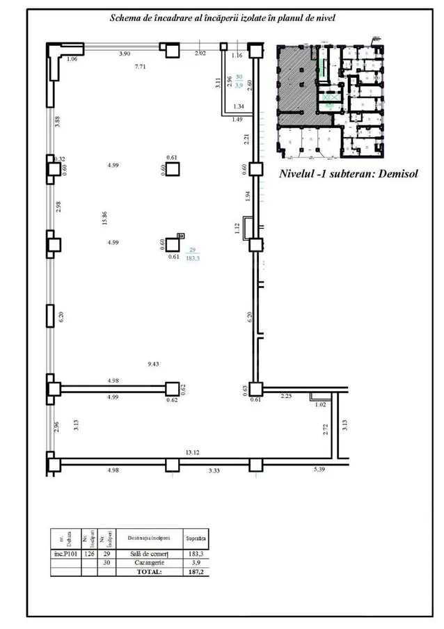 Spațiu comercial, 187.2 m² — Imagine 3