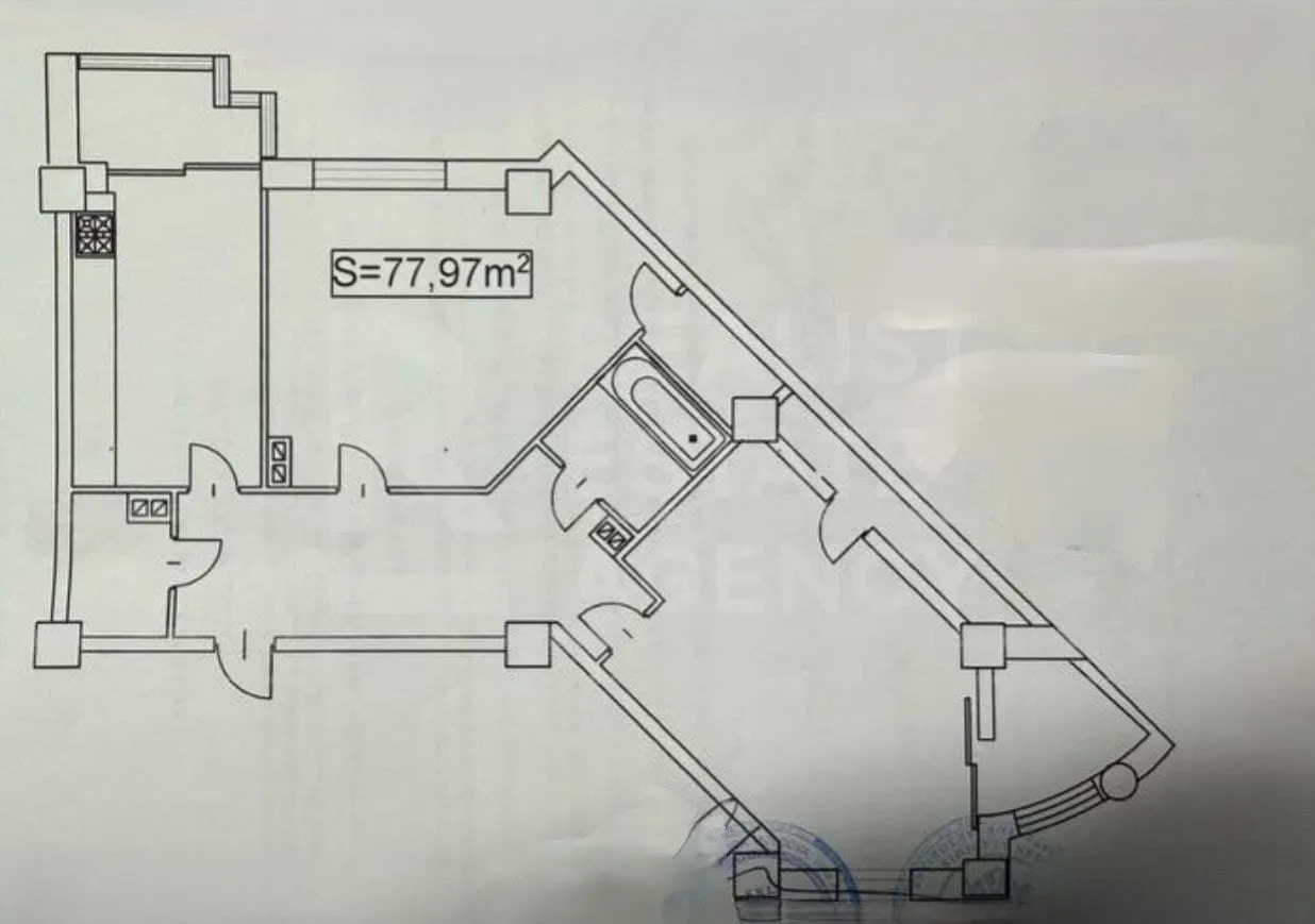 2-комнатная квартира, 78 м² — Изображение 4