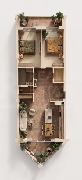 2-camere apartament, 110 m² — Imagine 4