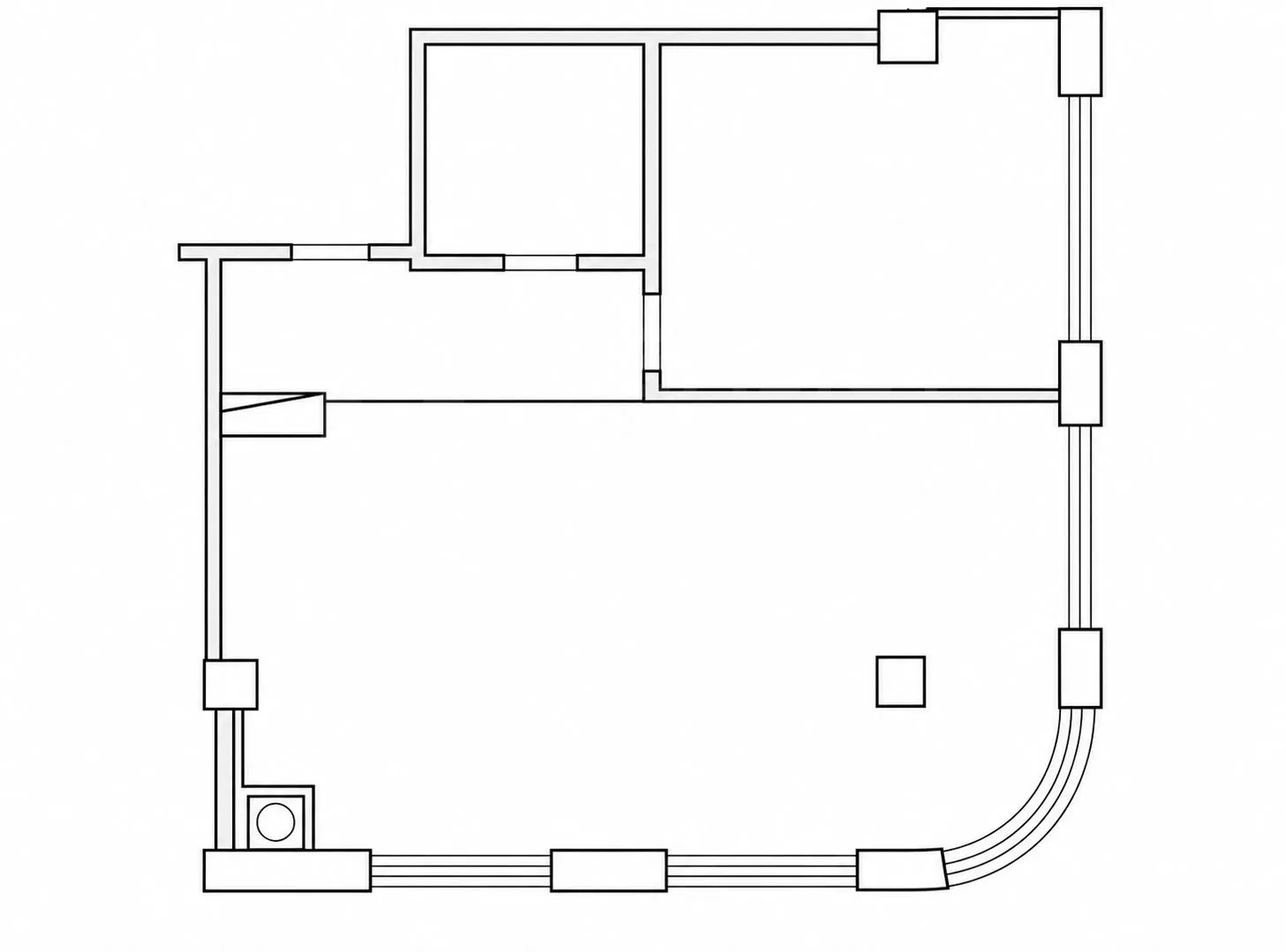 1-bedroom apartment, 55.2 m² — Image 4