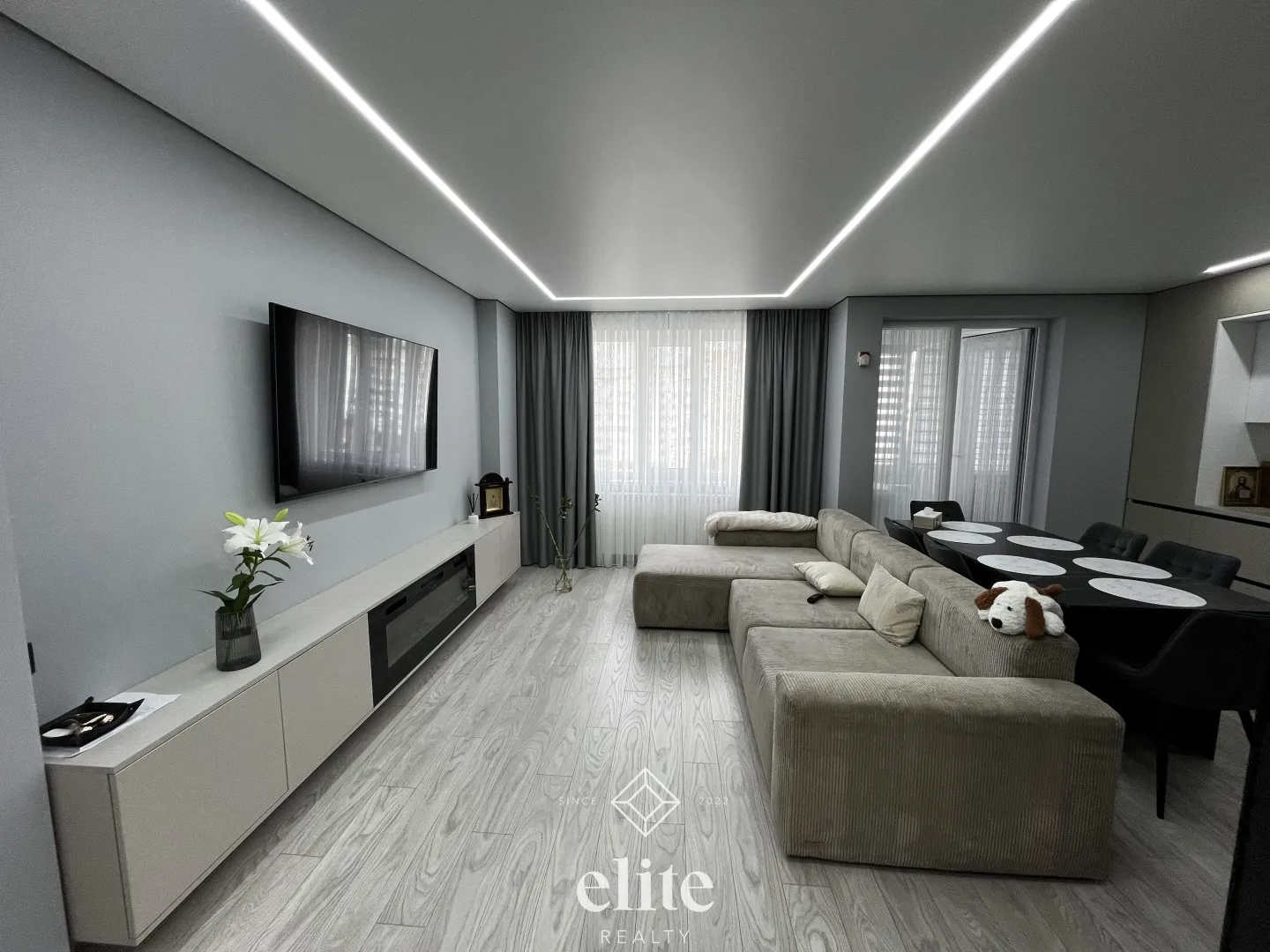 2-camere apartament, 86 m² — Imagine 1