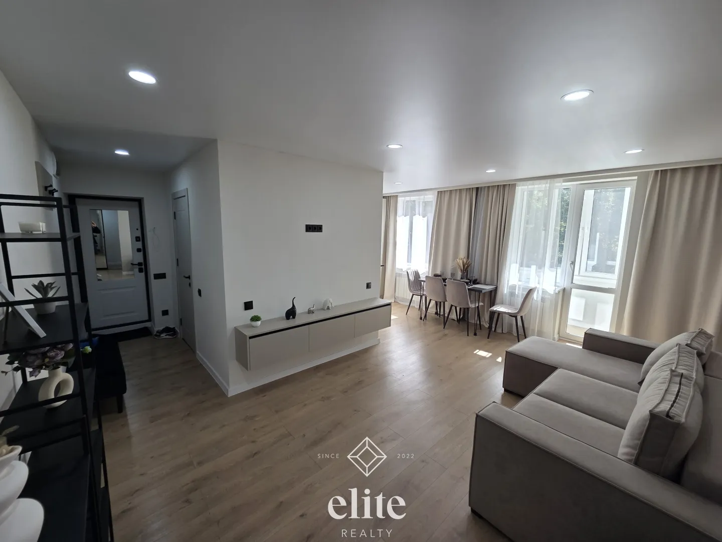 2-camere apartament, 60 m² — Imagine 1