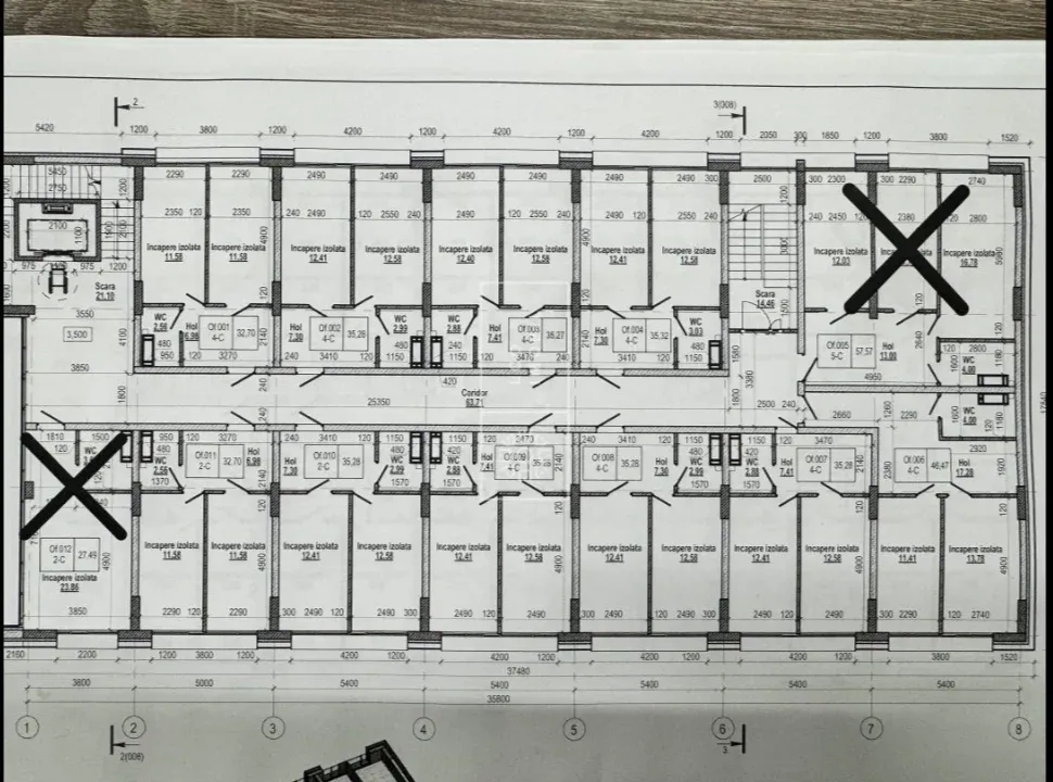 1-camere apartament, 35.28 m² — Imagine 3