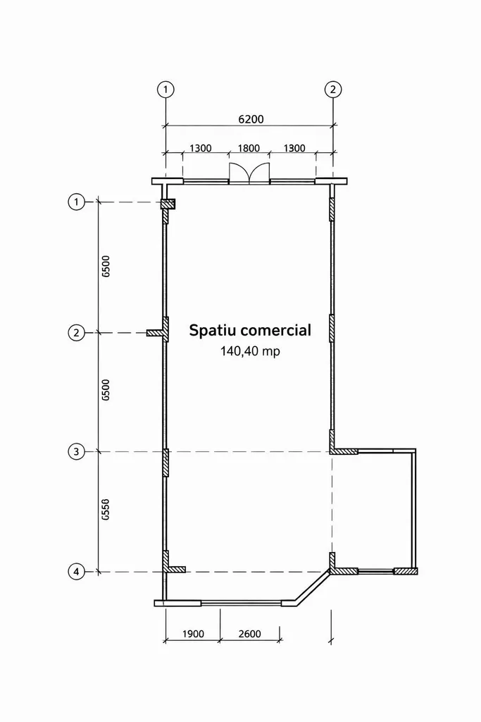 4-camere birou, 140 m² — Imagine 3