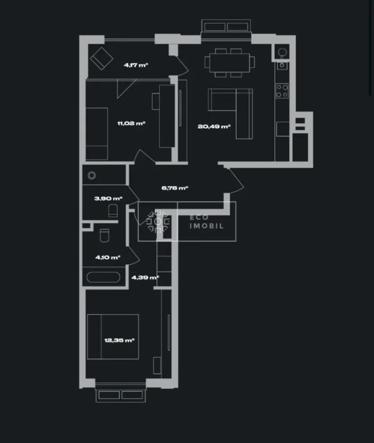 3-комнатная квартира, 65.4 м² — Изображение 2