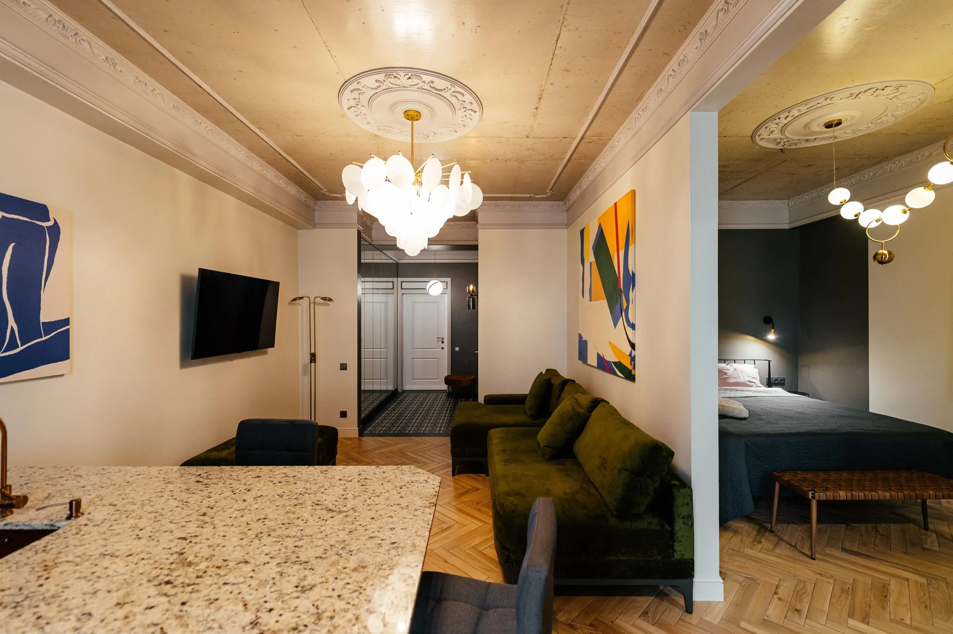2-camere apartament, 50 m² — Imagine 1