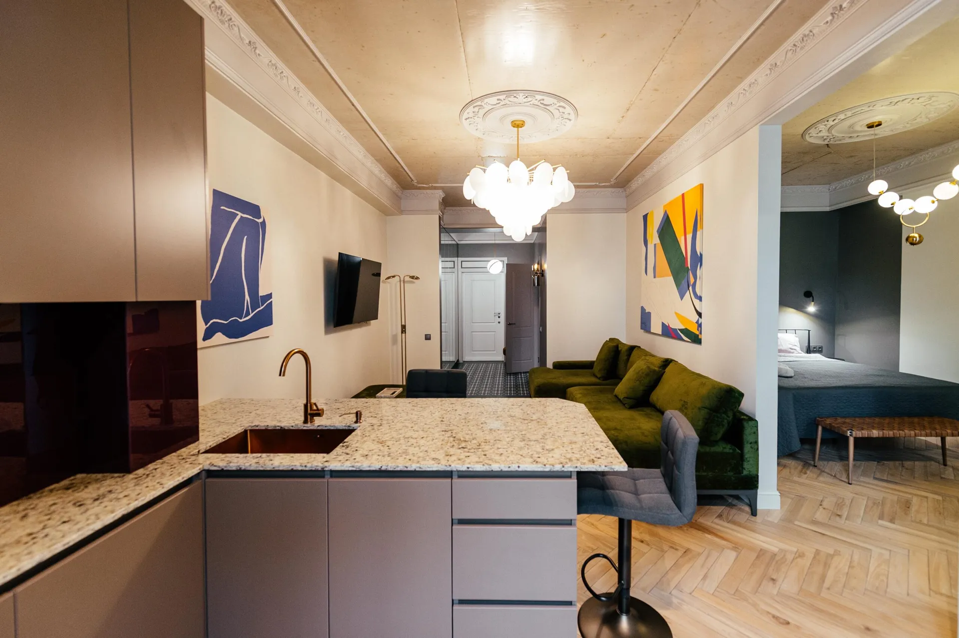 2-camere apartament, 50 m² — Imagine 2