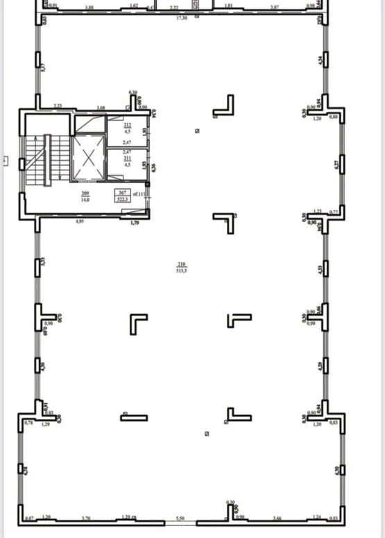 1-camere birou, 522 m² — Imagine 3