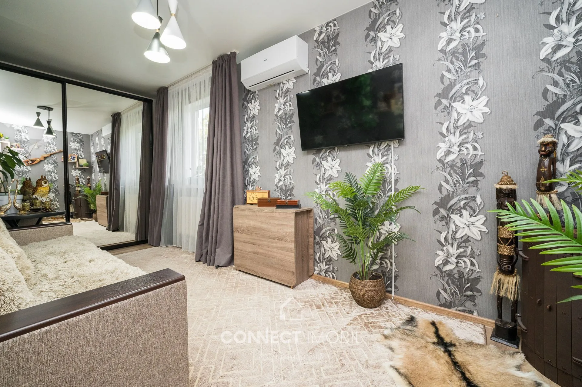 2-camere apartament, 51 m² — Imagine 1