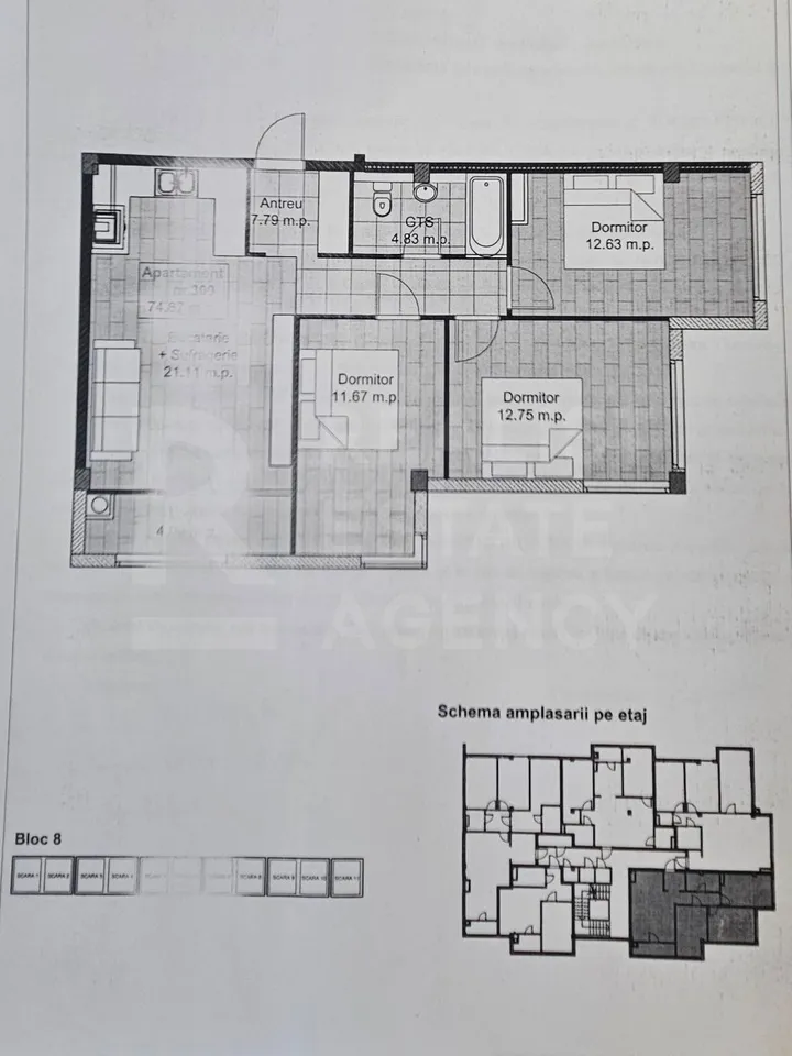 3-bedroom apartment, 75 m² — Image 3