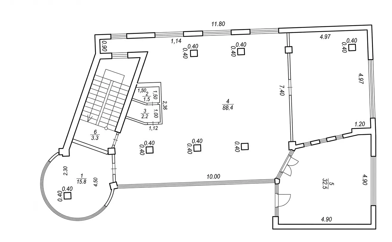 1-camere birou, 141 m² — Imagine 4