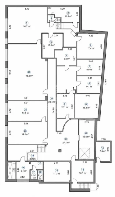 Birou, 605 m² — Imagine 2