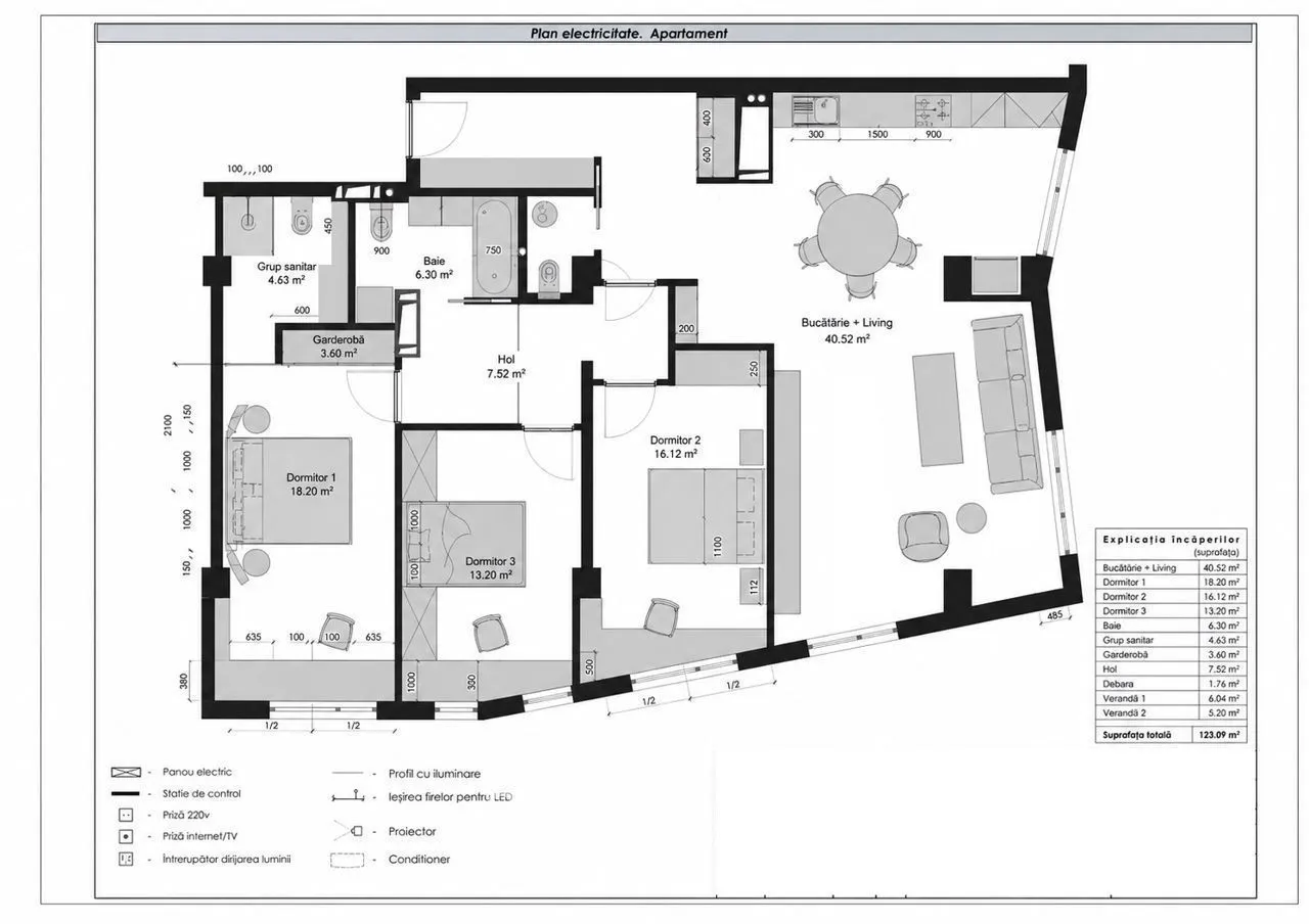 4-bedroom apartment, 115 m² — Image 2